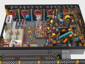 ملعب داخلي حديث تم تركيبه في Lanzhou