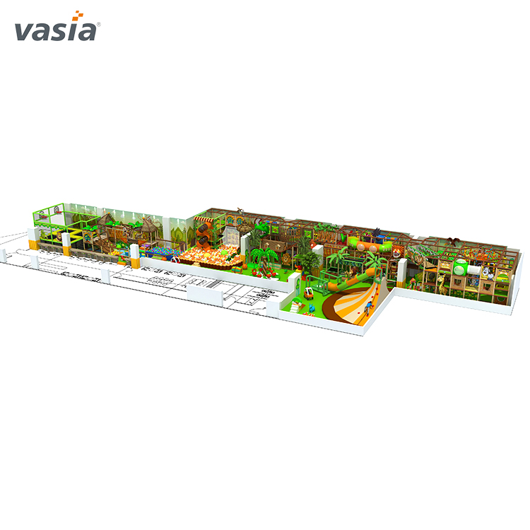 الصين موضوع الغابة وقت اللعب المثير اللعب الناعم ملعب داخلي - Vasia