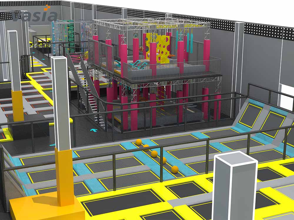 حديقة الترامبولين W0025