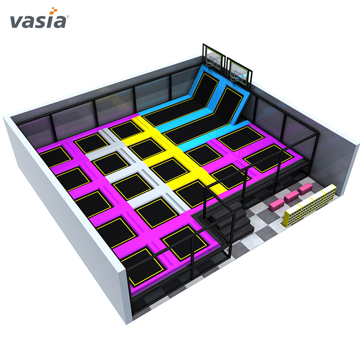 معدات حديقة الترامبولين الكبيرة الداخلية -Vasia