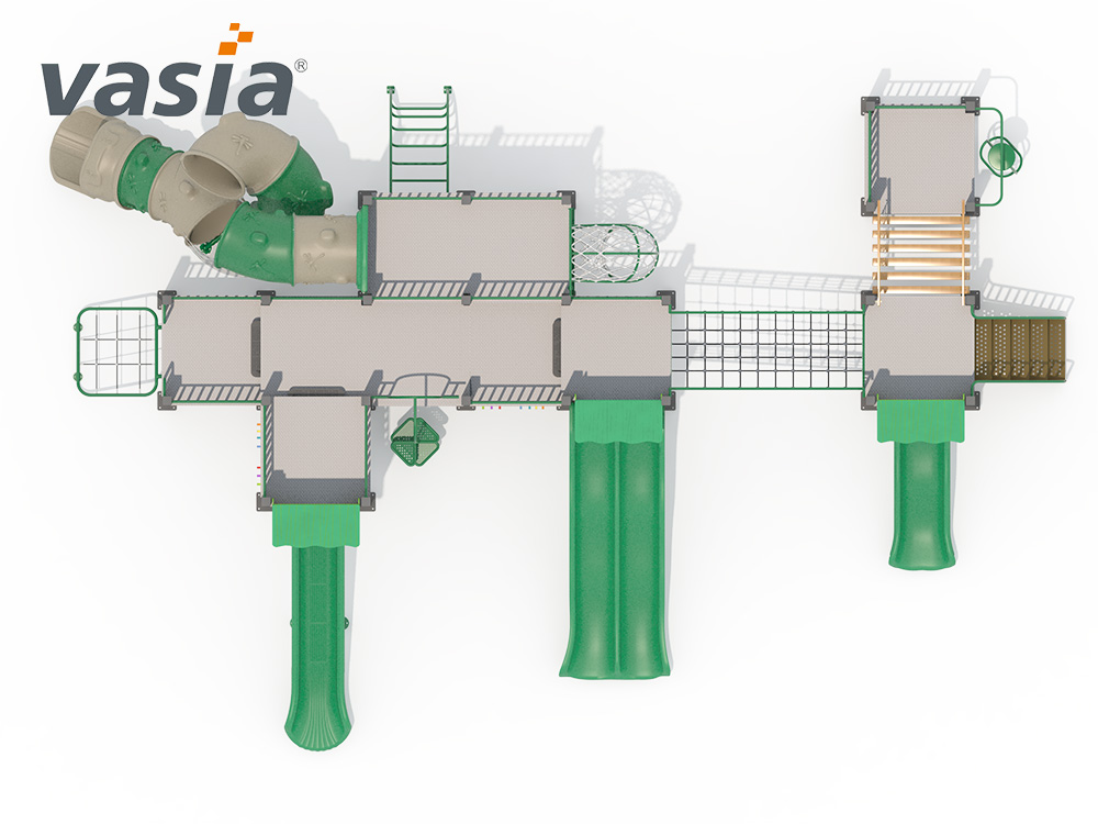 ملعب بلاستيكي خارجي W0002