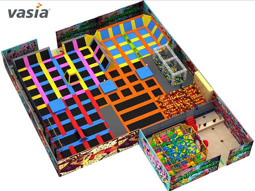 حديقة الترامبولين W0001