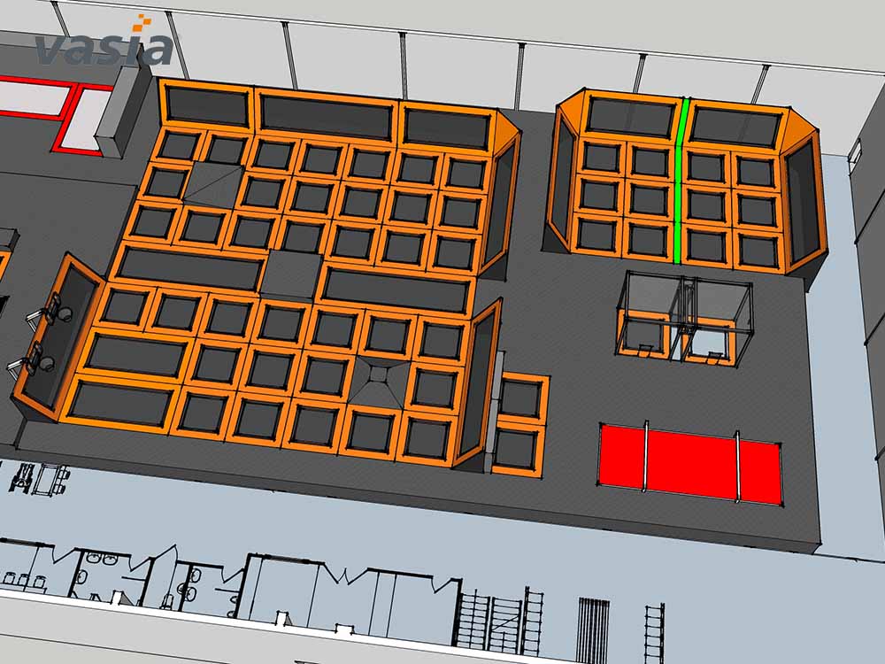 حديقة الترامبولين S0445