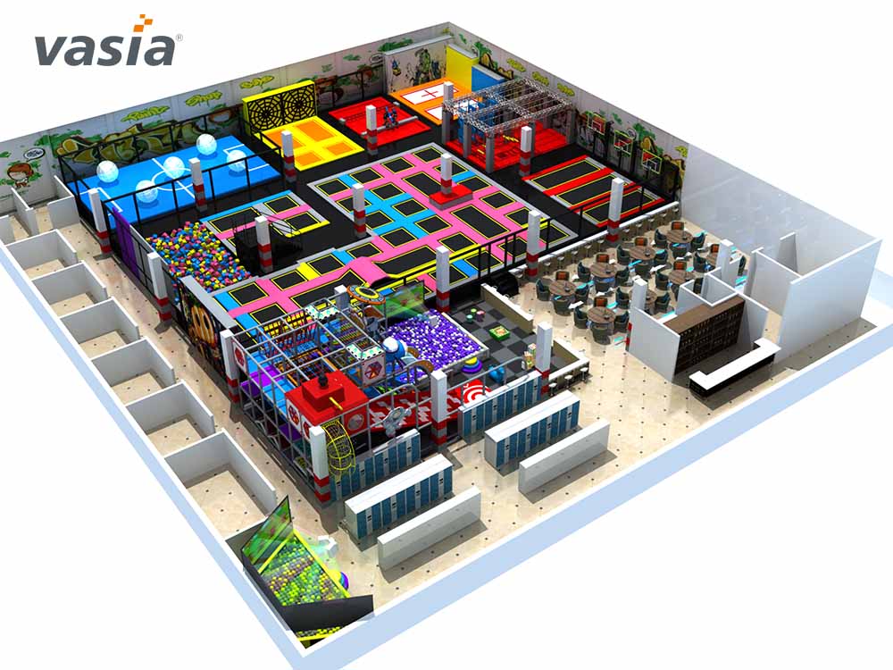 حديقة الترامبولين S0441