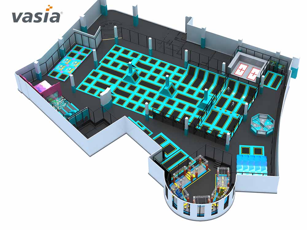 حديقة الترامبولين s0379