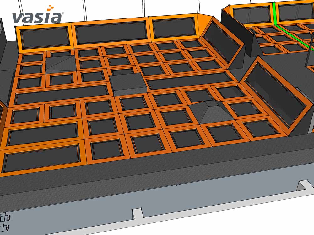 حديقة الترامبولين S0446