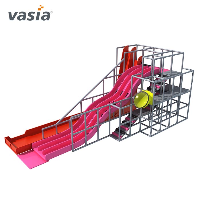 حديقة الترامبولين الكبيرة مع Slide-Vasia