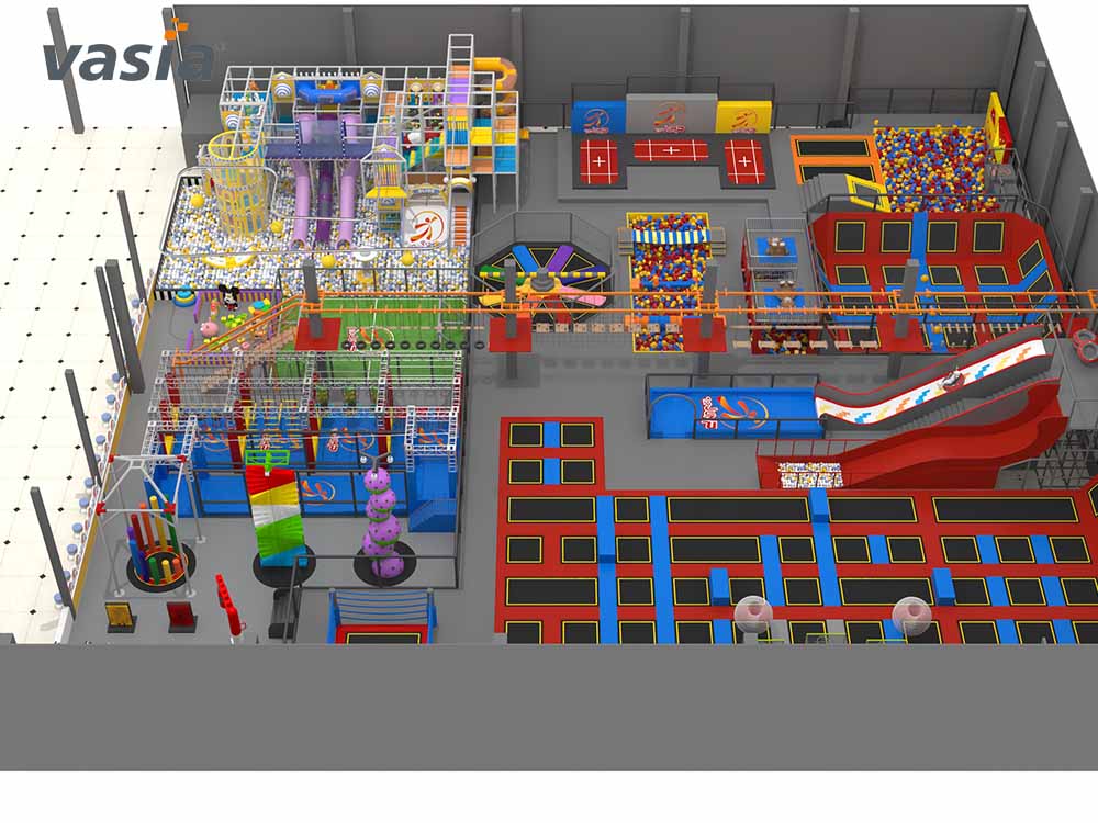 حديقة الترامبولين S0416