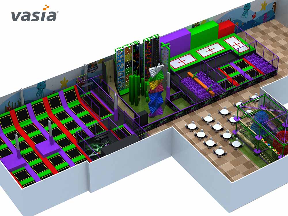 حديقة الترامبولين S0428
