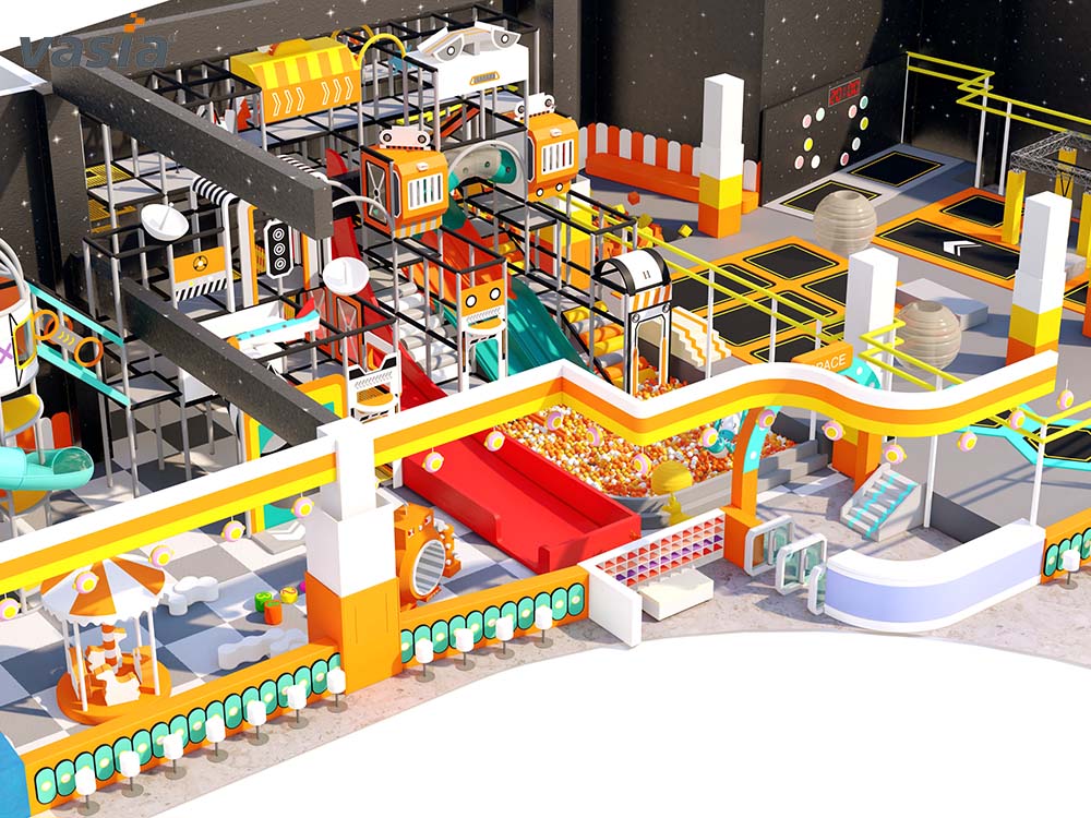 حديقة الترامبولين الداخلية S007