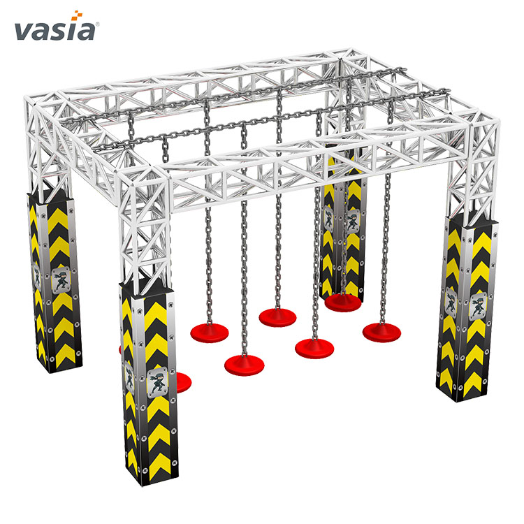 معدات ملعب داخلي للأطفال تجاري نينجا واريور