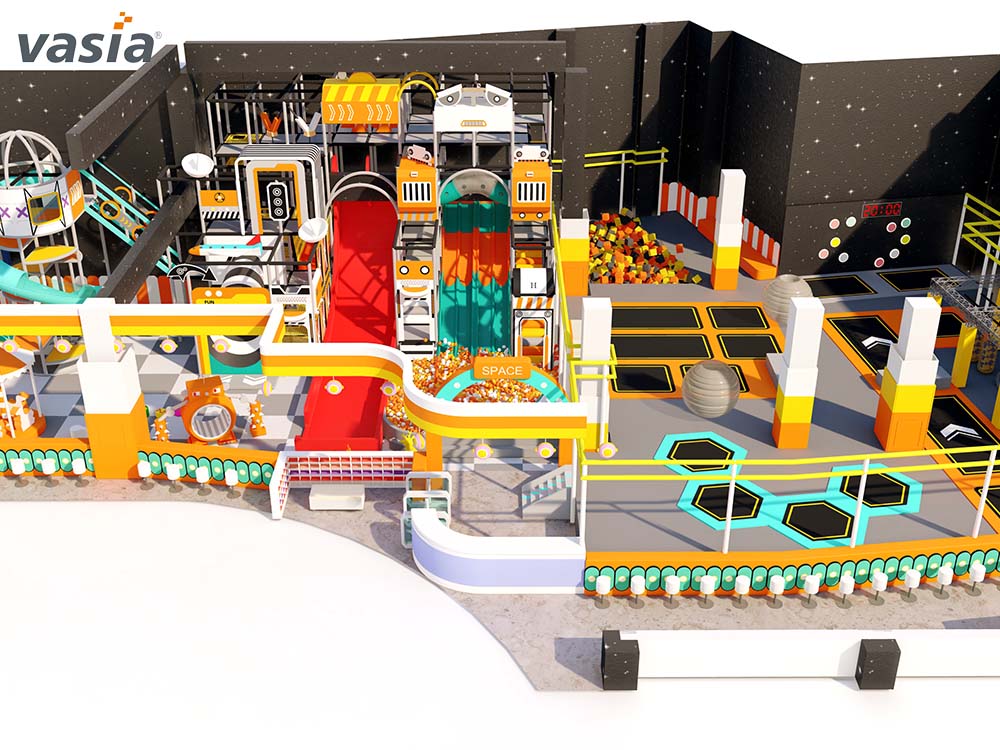 حديقة الترامبولين الداخلية S005