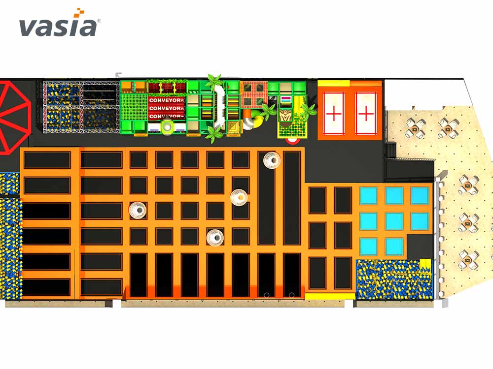 حديقة الترامبولين S0430