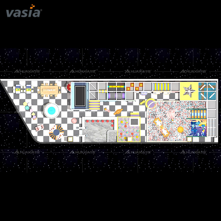 ملعب تجاري حديث ذو طابع داخلي ألعاب لينة - Vasia