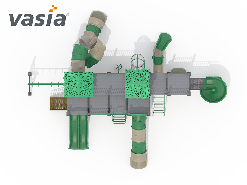 ملعب بلاستيكي خارجي W0008