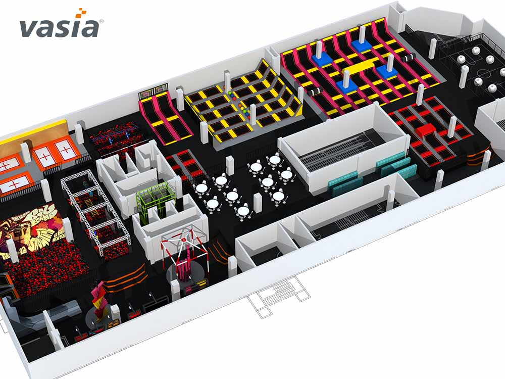 حديقة الترامبولين D0002