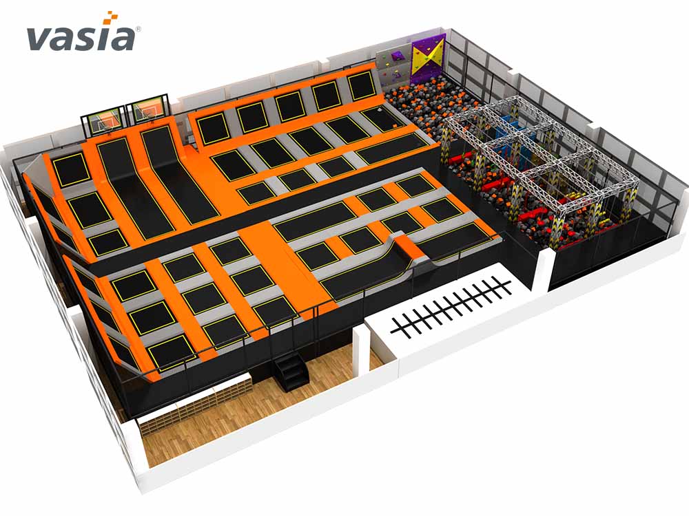 حديقة الترامبولين S0443