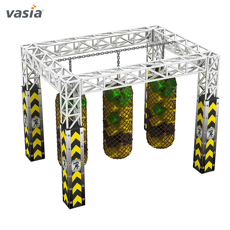 معدات ملعب داخلي للأطفال تجاري نينجا واريور
